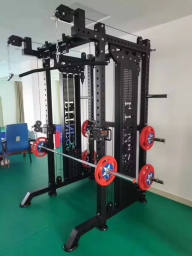 Gym-Fitness-Equipment-Cable-Crossover-Machine-Power-Squat-Rack-Multi-F (3)